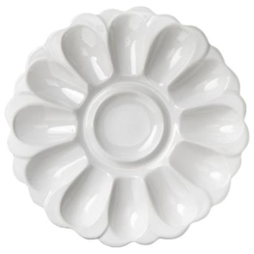 Blossom Deviled Egg Platter (White)