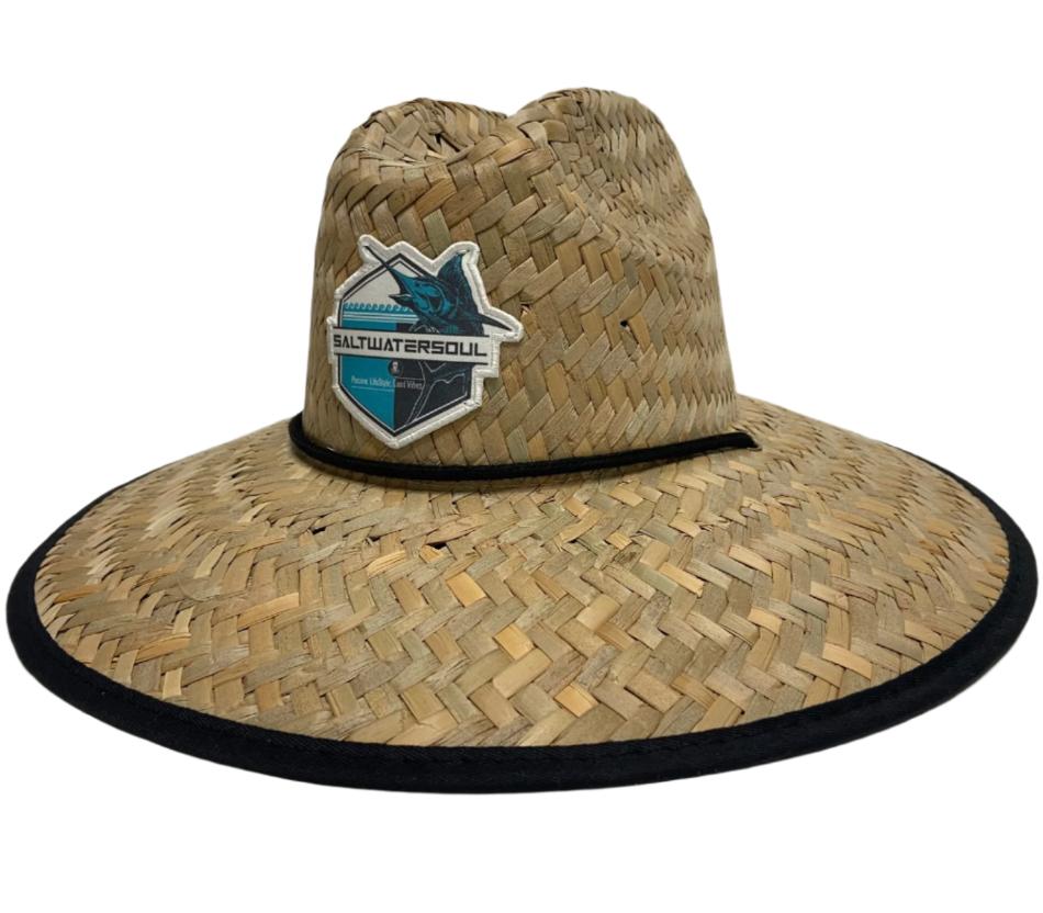 Salt Water Soul Woven Straw Hats w/ Patch