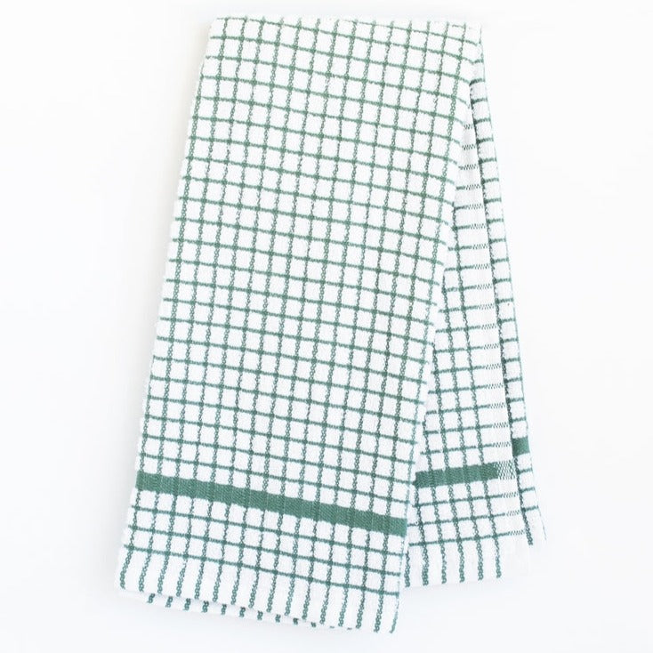 Grid Pattern Terry Kitchen Dishtowels - 20" x 30"