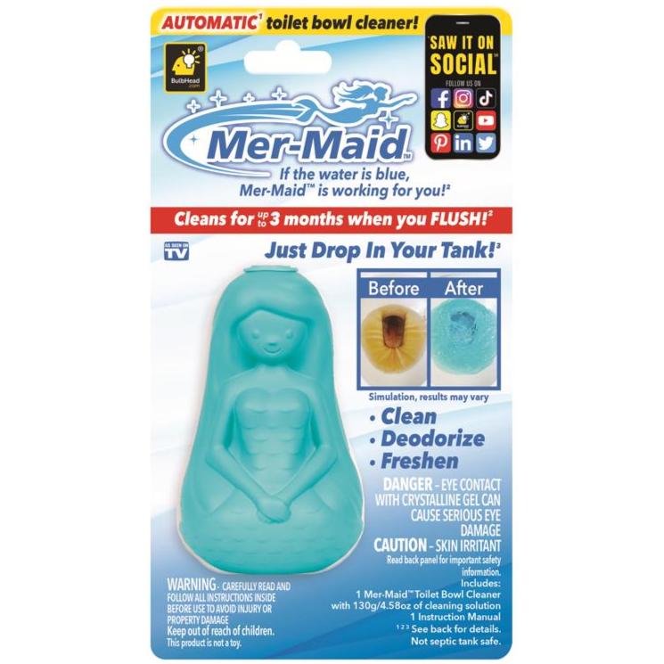 Mer-Maid Unscented Toilet Bowl Cleaner