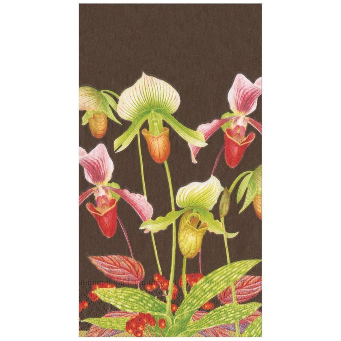 Slipper Orchid Paper Napkin