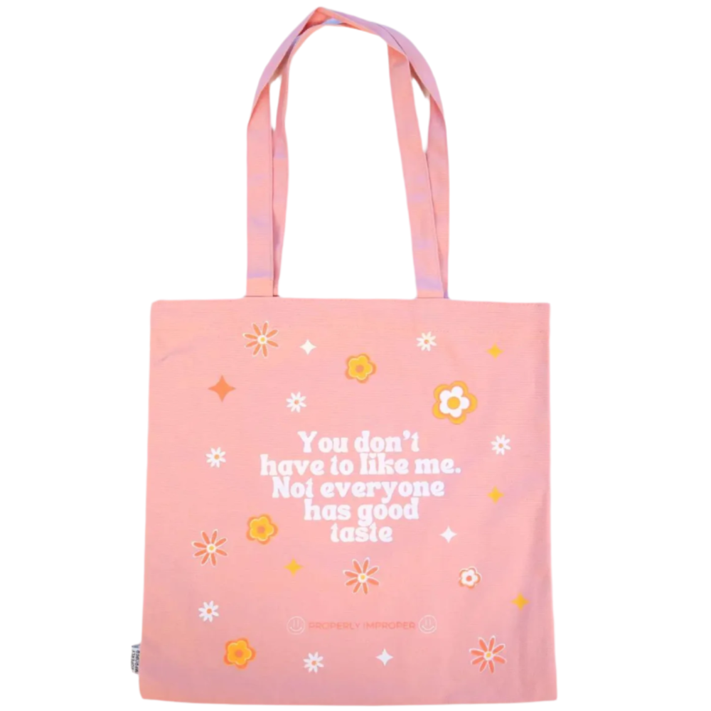 Properly Improper Canvas Tote Bags