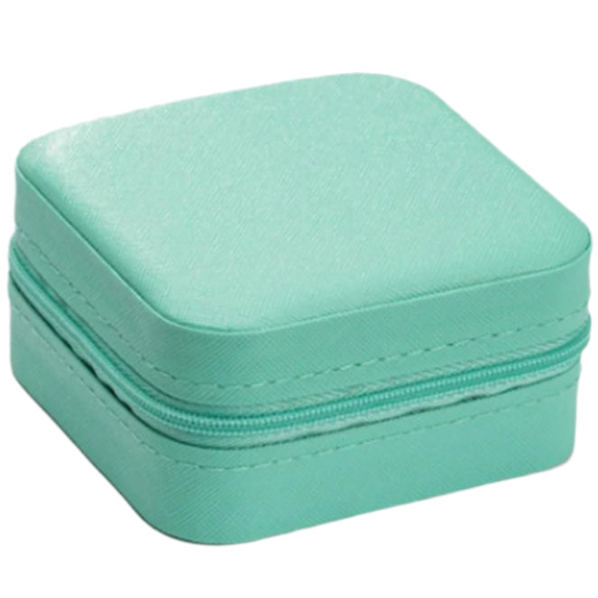 Jane Marie Pleather Jewelry Box - 4" x 4"