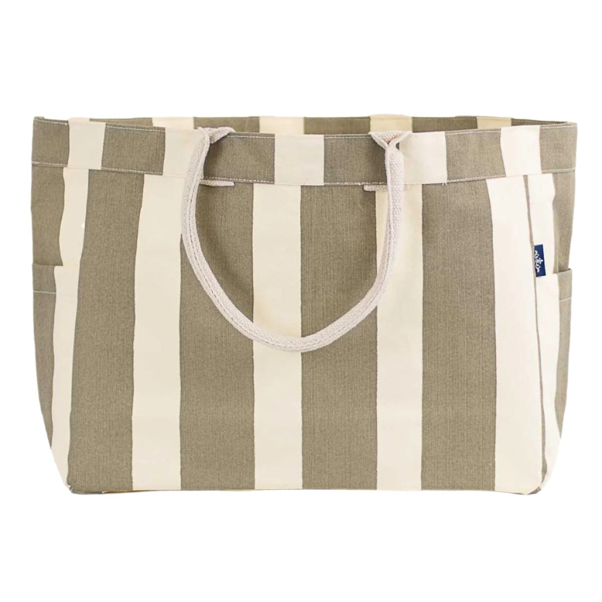 Cabana Stripe Durham Tote Bag (Natural)