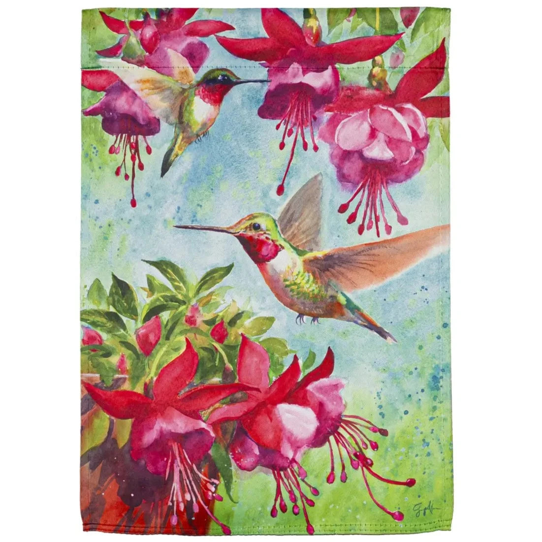 Evergreen Nature & Bird Themed Garden Flags - 12.5" x 18"