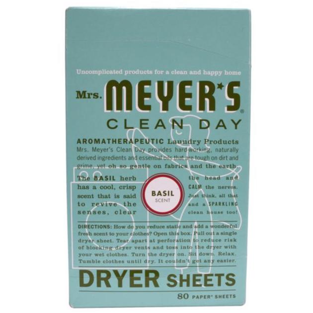 Mrs. Meyer's Clean Day Dryer Sheets - 80 pc.