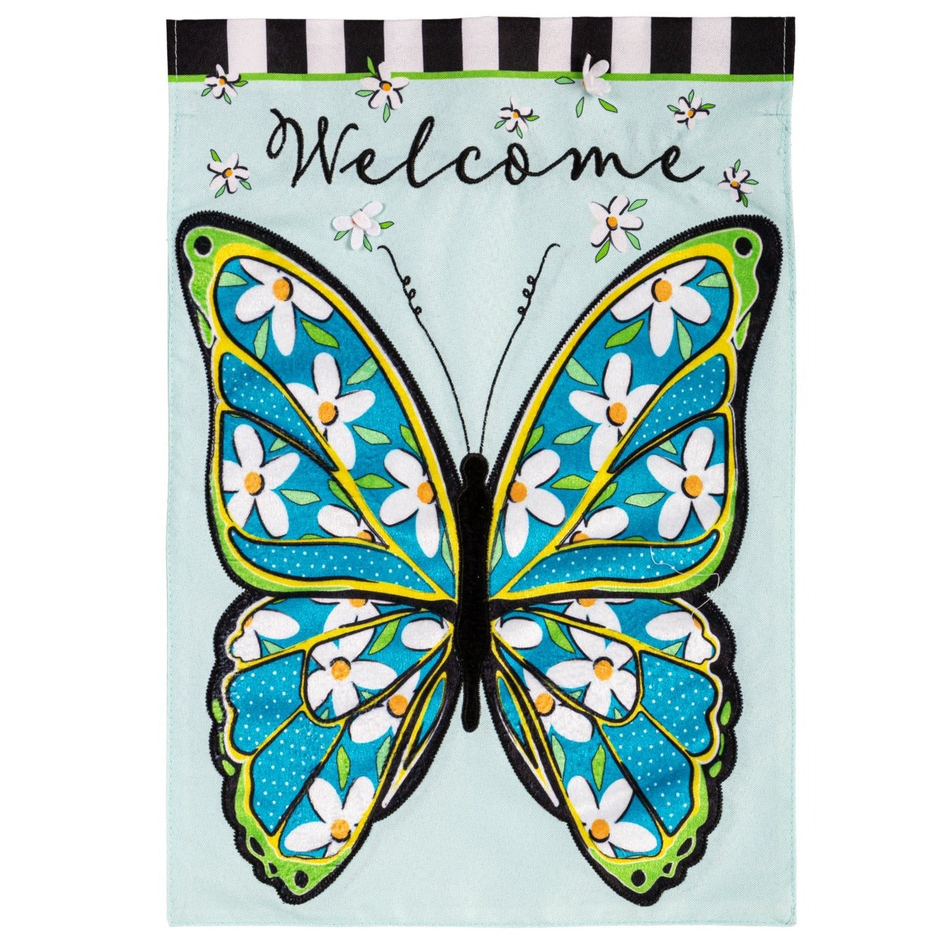 Evergreen "Welcome" Themed Garden Flags - 12.5" x 18"