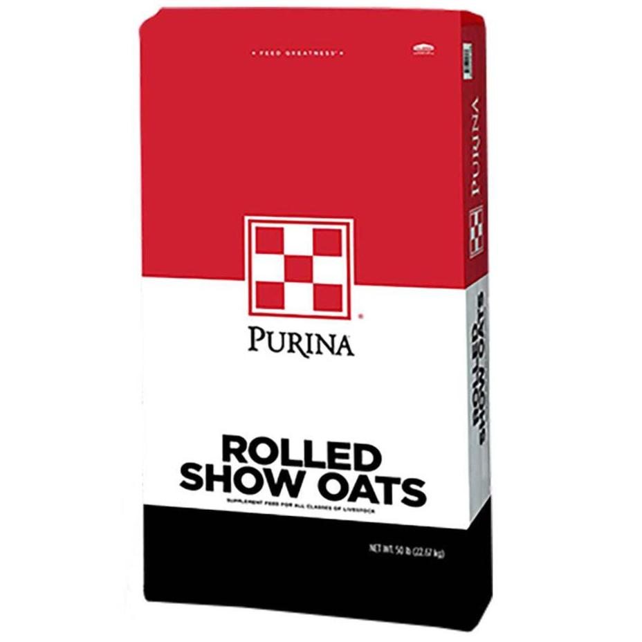 Purina Rolled Show Oats Feed - 50 lb.