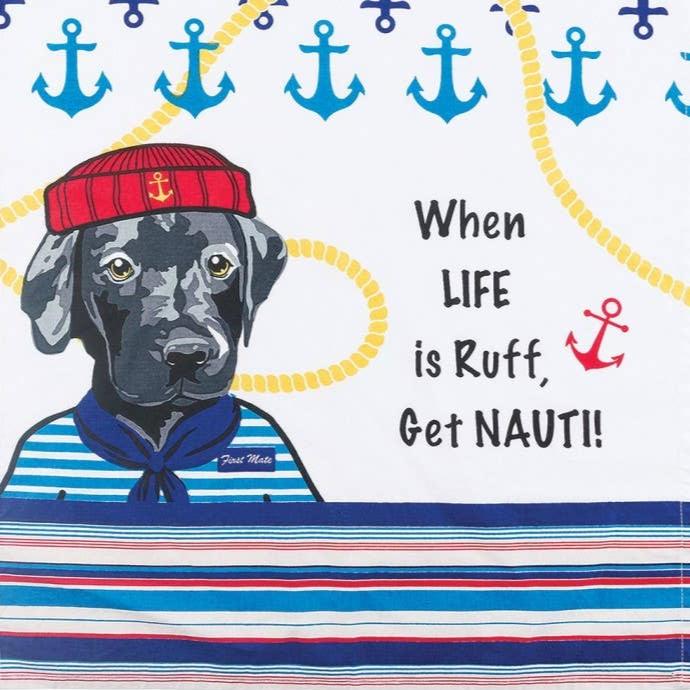 Nauti Dog Nautical Tea Towels