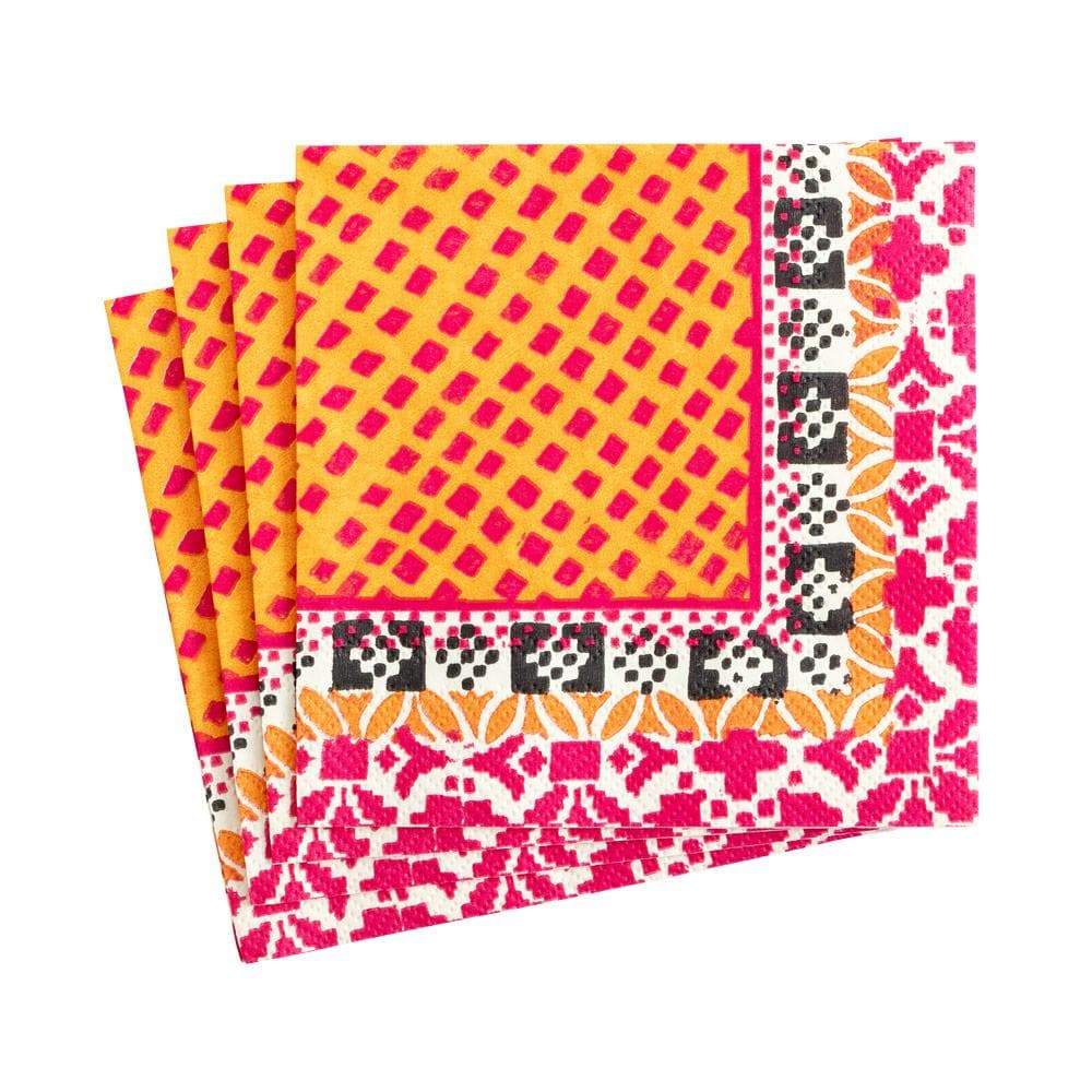 Frida Paper Napkins in Black & White