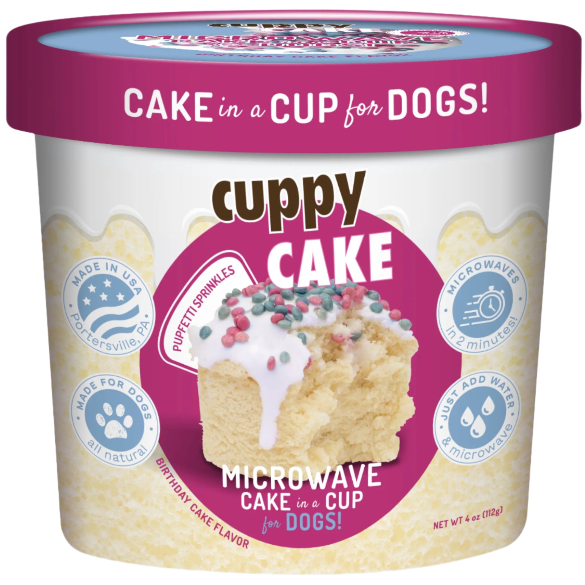 Puppy Cake Microwave Cupcake Mix for Dogs - 4 oz.