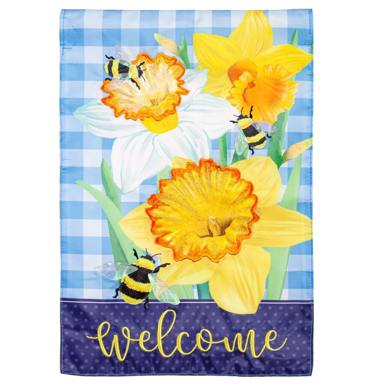 Evergreen Floral Themed Garden Flags - 12.5" x 18"