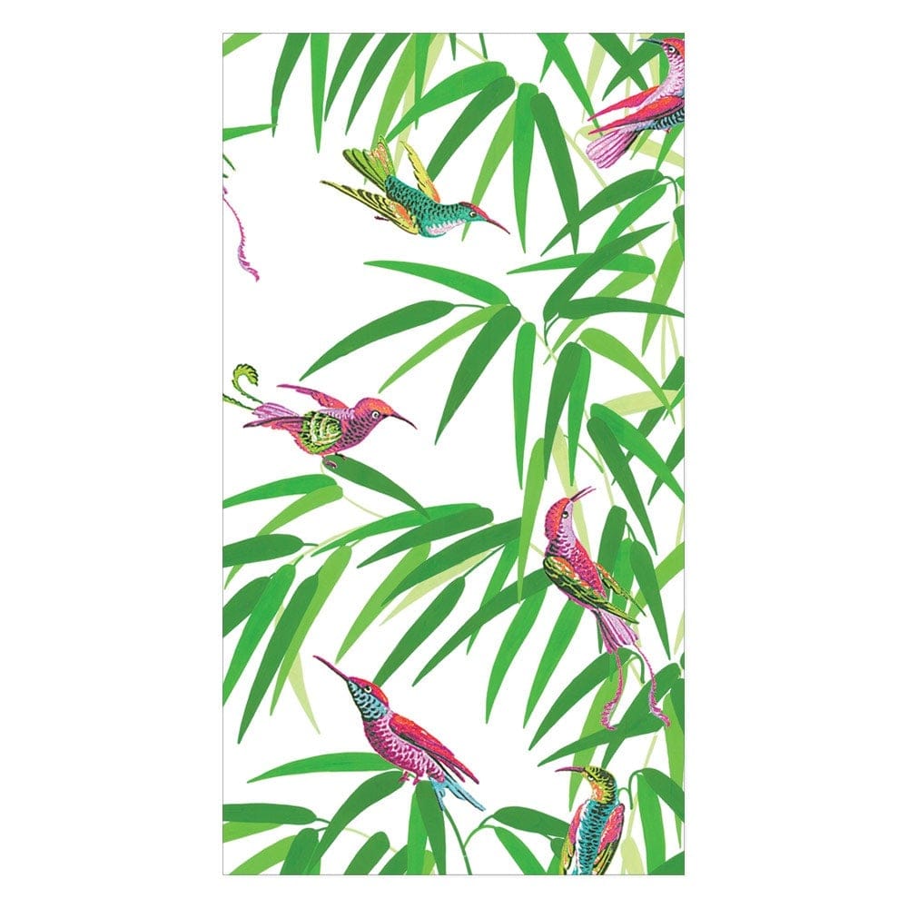 Birds in Paradise (White) Paper Napkins