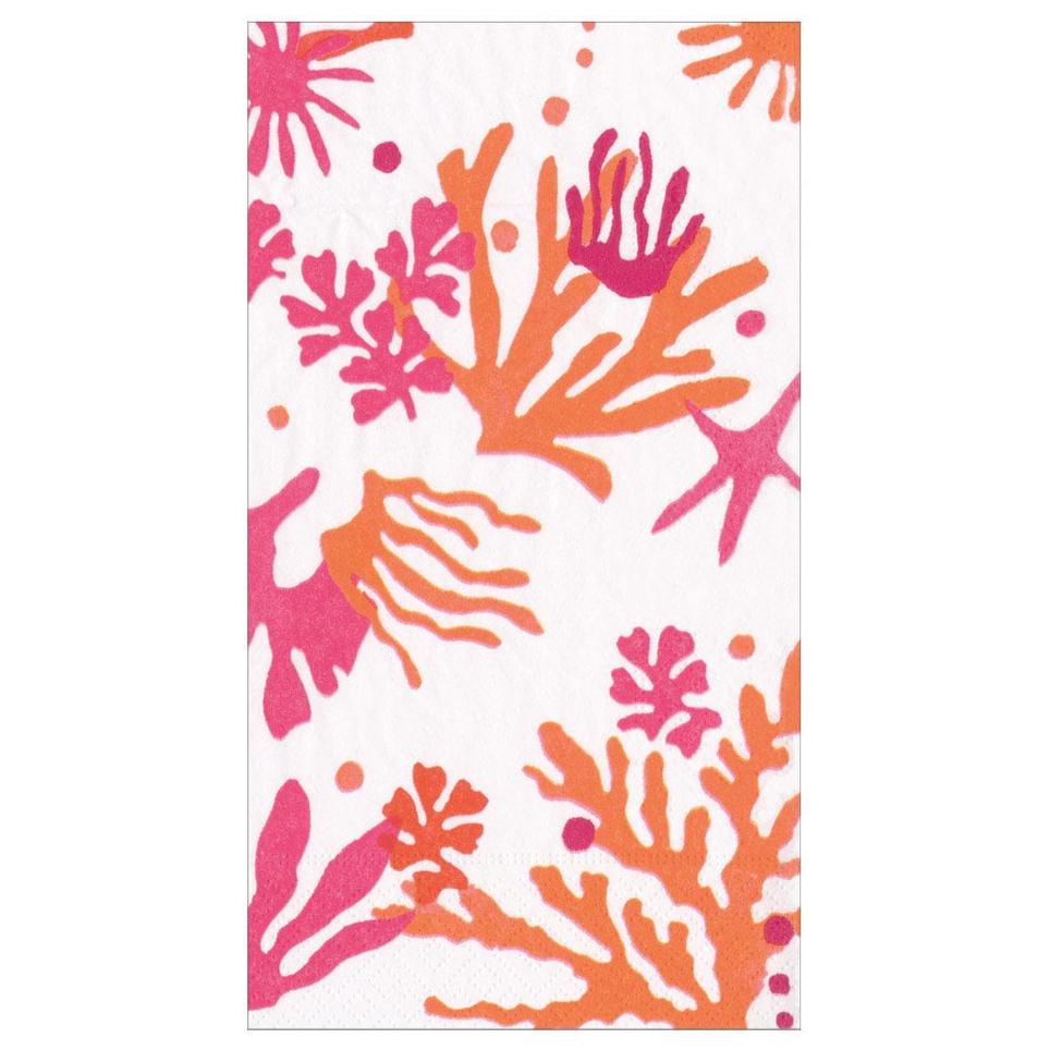 Matisse Paper Napkins in Coral & Orange