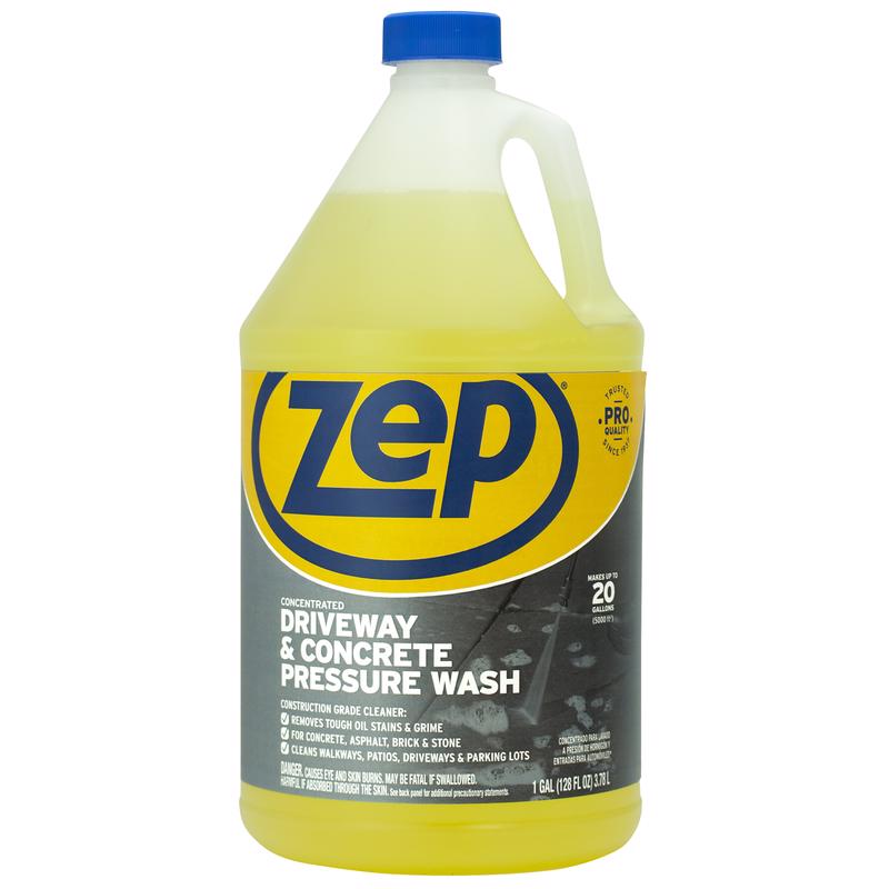 Zep Concentrated Driveway & Concrete Pressure Wash Formula - 1 gal.