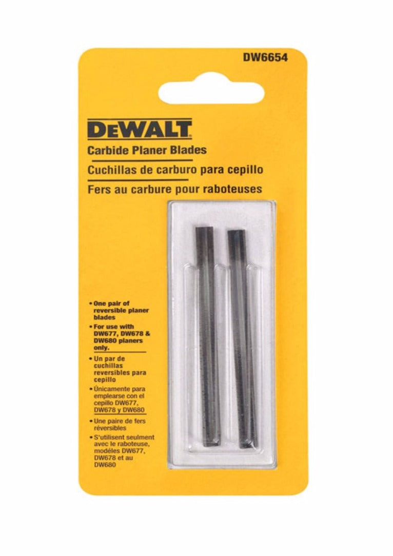 DeWalt Double-Edged Carbide Planer Blade 2-Pack - 3.25"