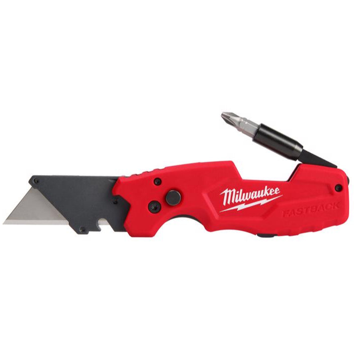 Milwaukee Fastback Press-&-Flip 6-in-1 Folding Utility Knife