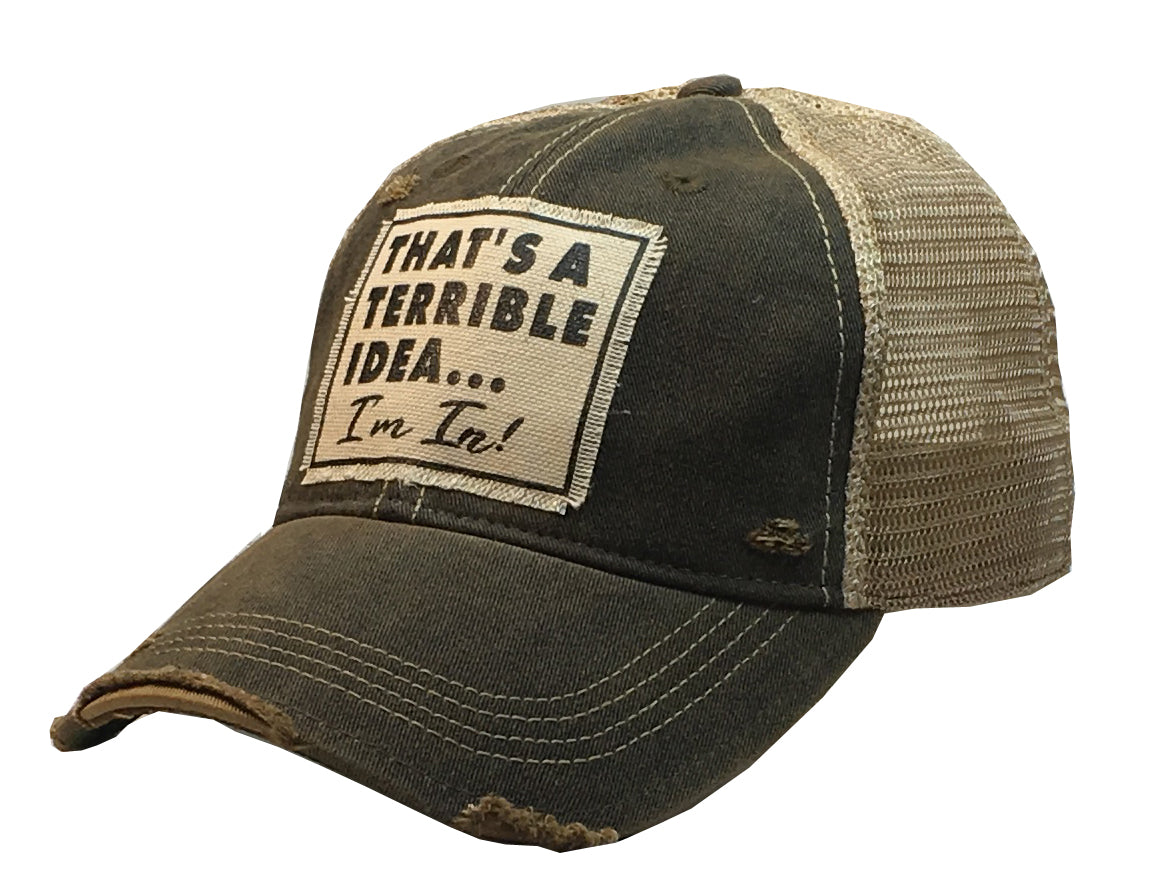 Vintage Life Distressed Trucker Hats