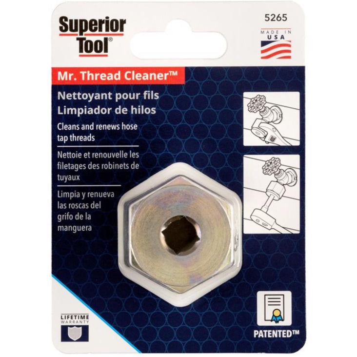 Superior Tool Hose Tap Thread Cleaner