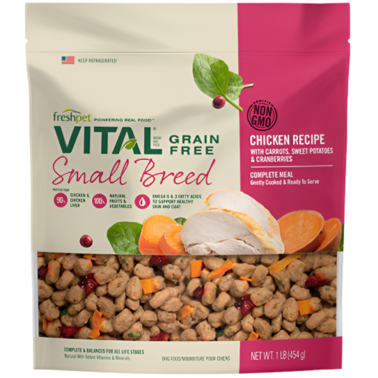 Freshpet Vital Small Breed Dry Dog Food (Chicken) - 1 lb.