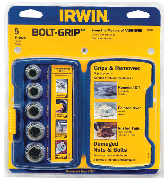 Irwin Bolt-Grip Bolt Extractor Set - 5 pc.