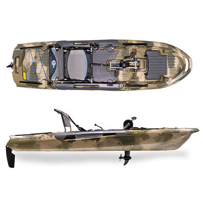 Big Fish 103 Pedal Drive Fishing Kayak - Terra Camo