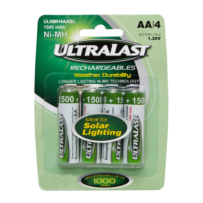 UltraLast 1.2V Rechargeable Batteries