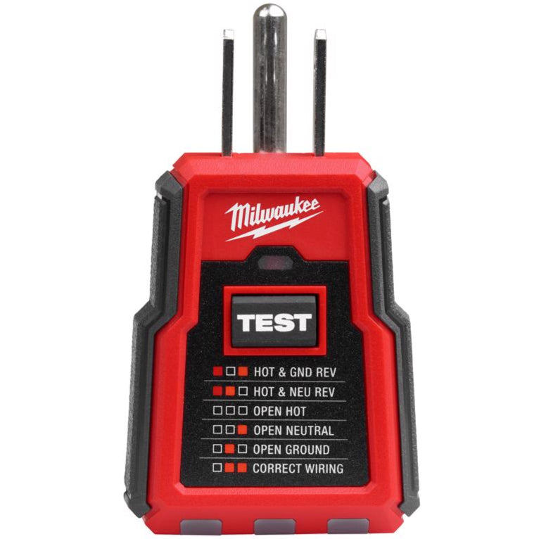 Milwaukee GFCI Outlet Tester (LED Readout)