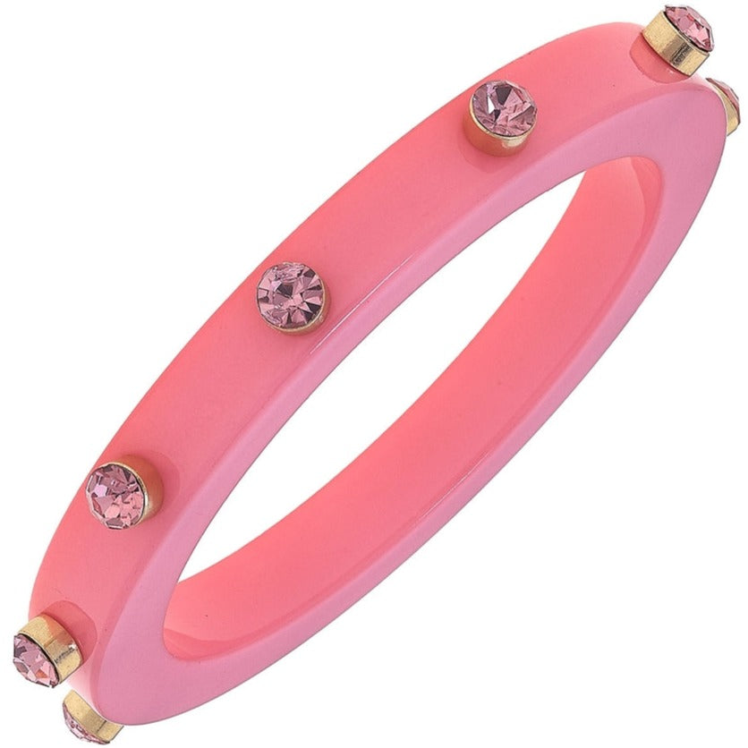 Renee Resin & Rhinestone Bangle