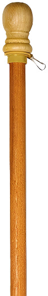 Evergreen Solid Wood Flagpole - 4.5'