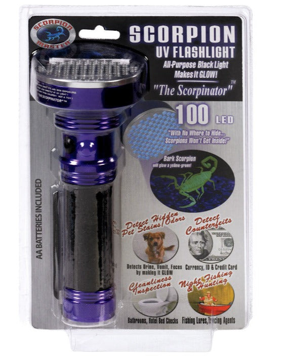 Ultraviolet LED Scorpion Flashlight