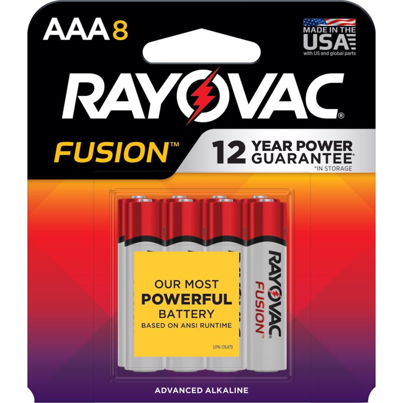 Rayovac Fusion Alkaline Batteries