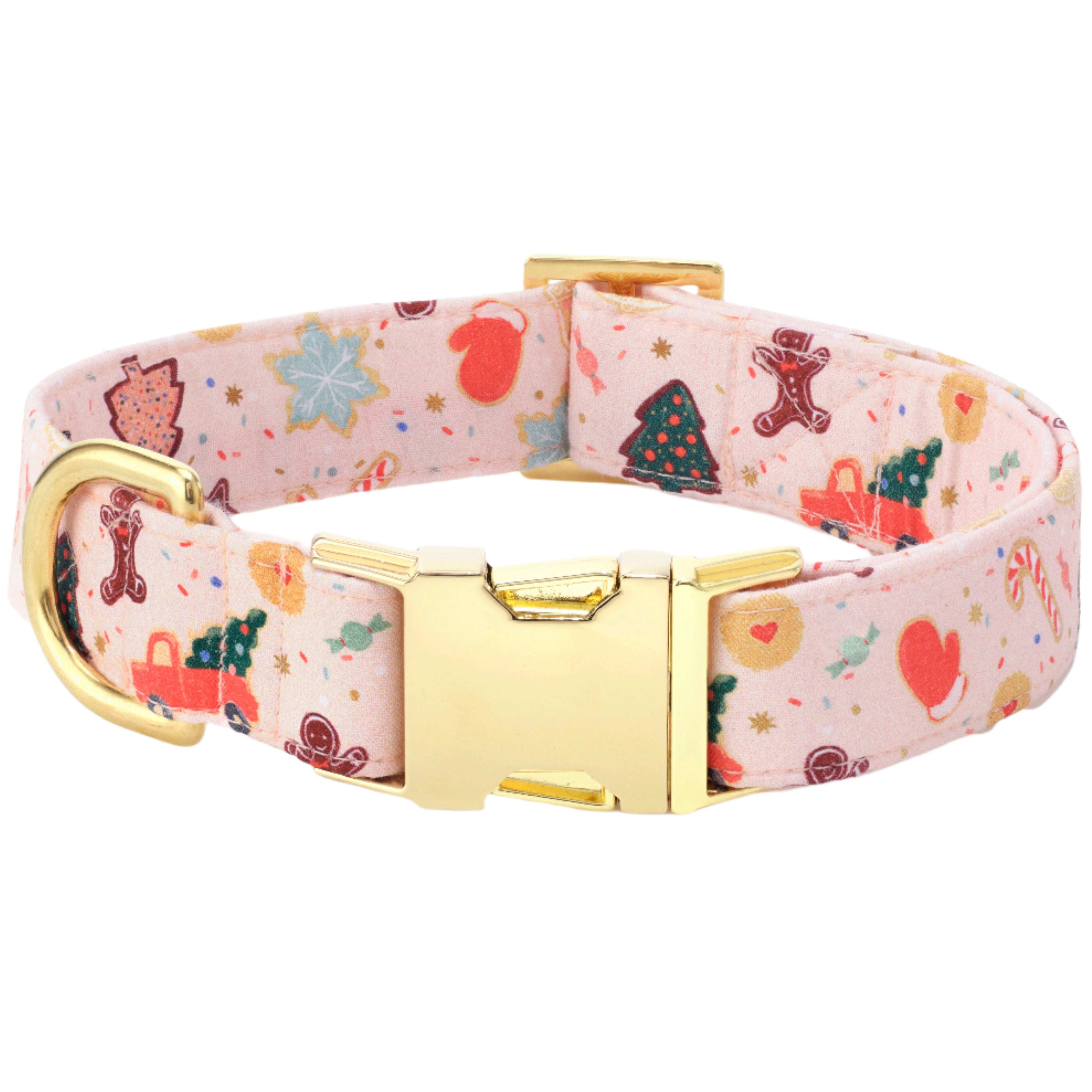 Foggy Dog Cotton/Nylon Collar - Holiday Cookies