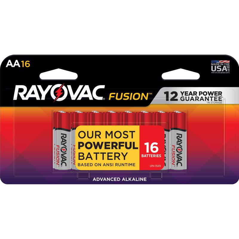 Rayovac Fusion Alkaline Batteries