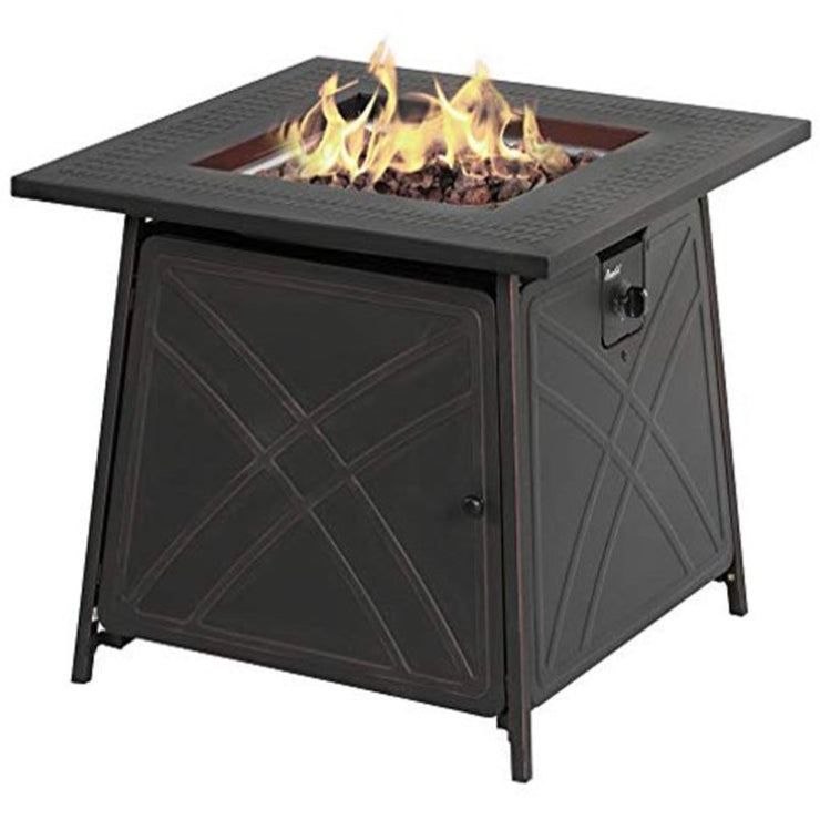 Living Accents Square Propane Fire Pit - 28"