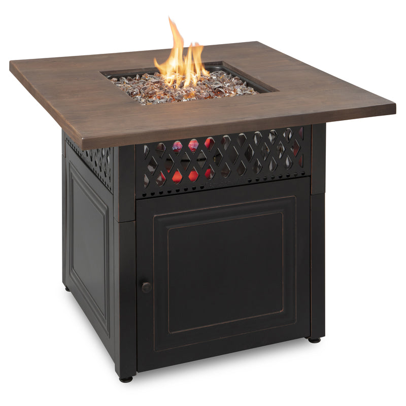 Donovan Transitional Square Propane Fire Pit