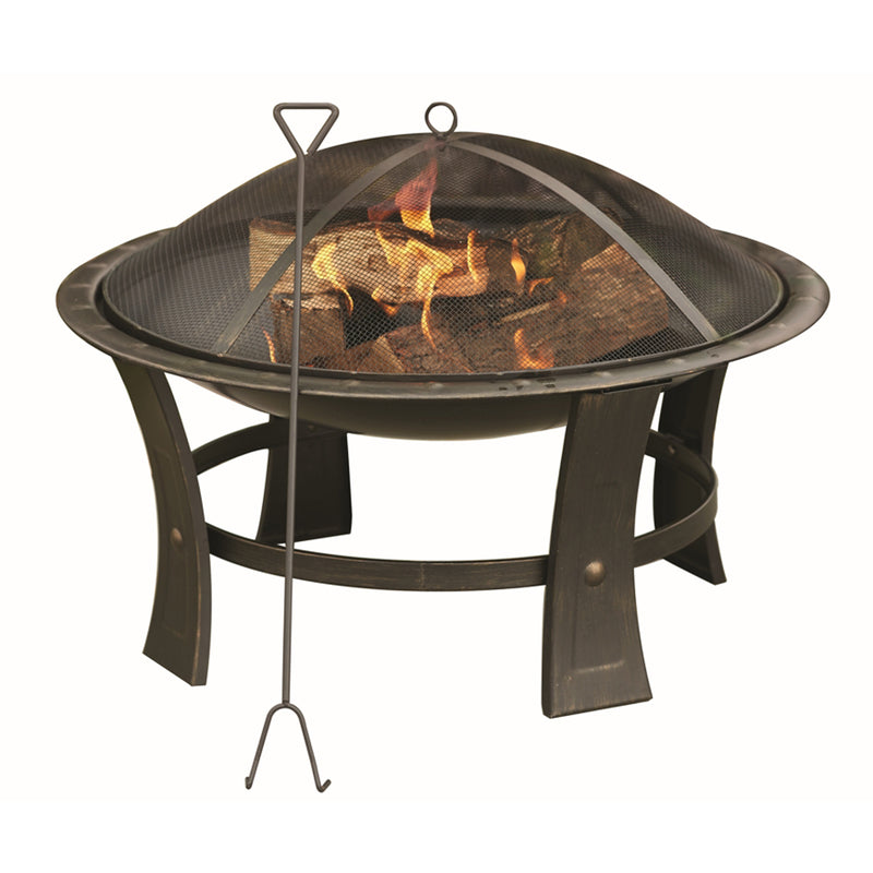 Steel Round Wood Fire Pit