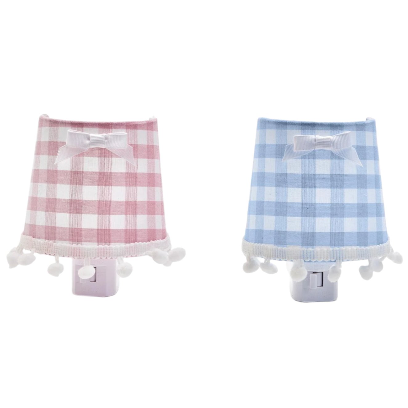 Gingham Pattern Baby Nightlight