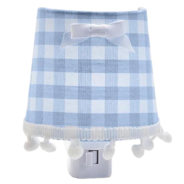 Gingham Pattern Baby Nightlight