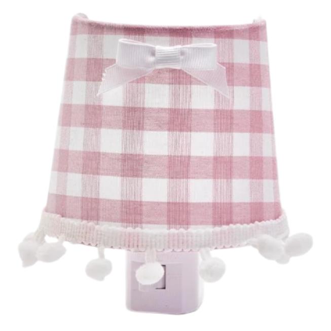 Gingham Pattern Baby Nightlight