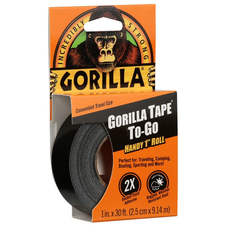 Gorilla Duct Tape-To-Go 1" Mini Roll - 10 yd.