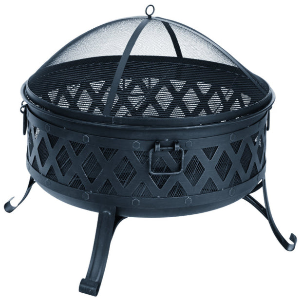 Living Accents Steel Lattice Fire Pit - 35.5"