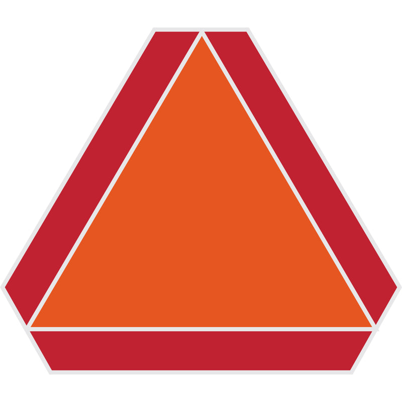 Hi-Vis Slow Moving Vehicle Safety Sign