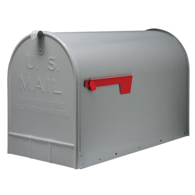 Gibraltar Stanley Classic Galvanized Steel Mailbox - Gray