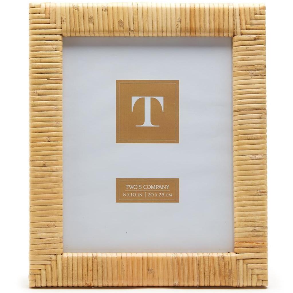 Woven Rattan Photo Frame - 8" x 10"