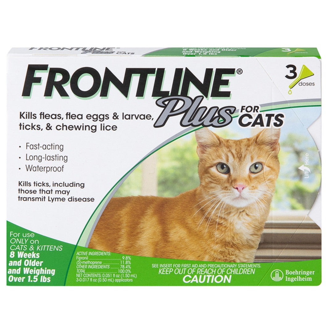 Frontline Flea & Tick Treatment (Cat) - 3 pc.