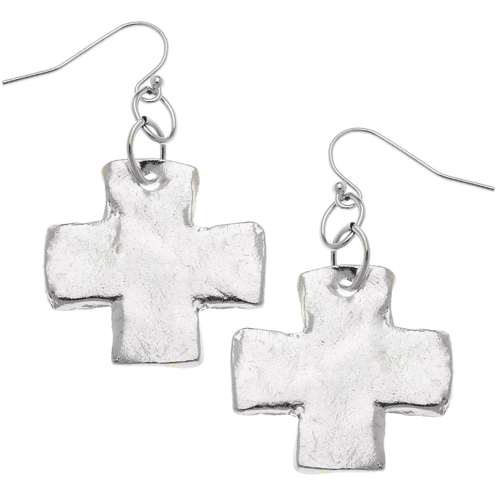 Susan Shaw Cross Earrings