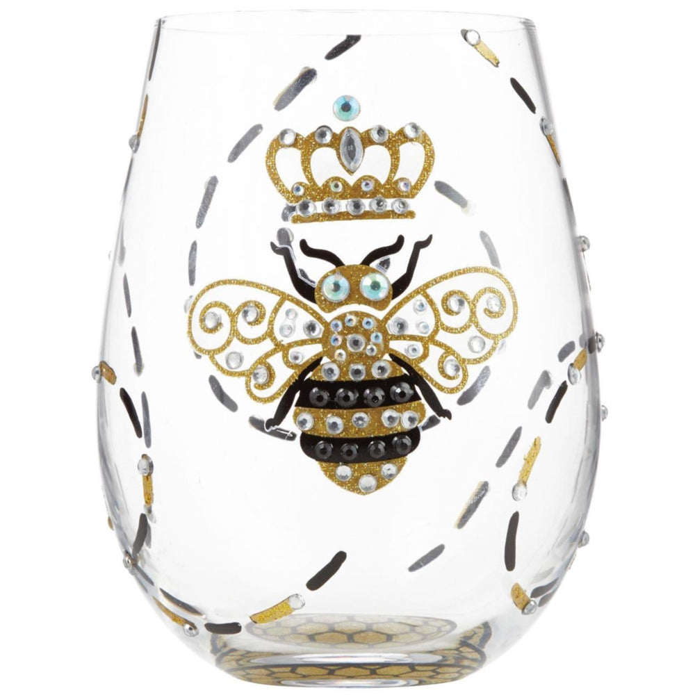 Lolita Hand-Painted Stemless Wine Glasses - 20 oz.