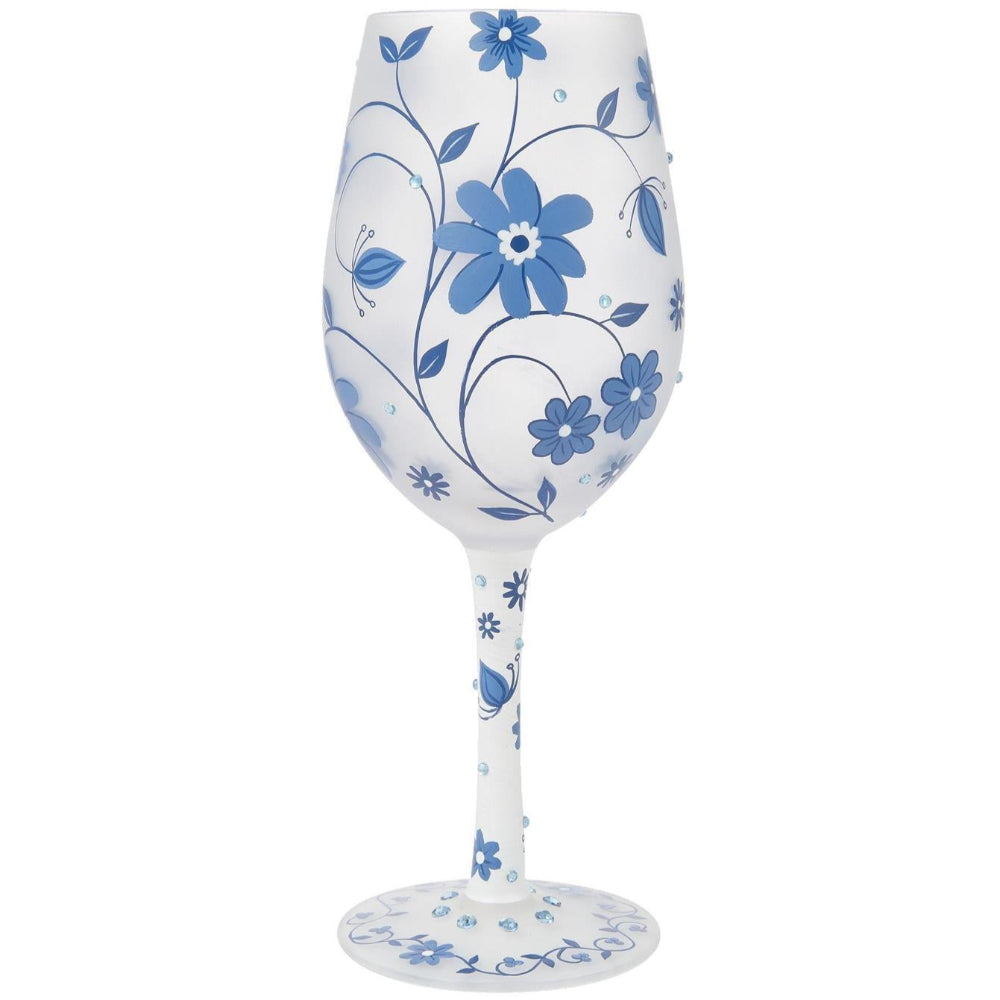 Lolita Hand-Painted Wine Glasses - 15 oz.