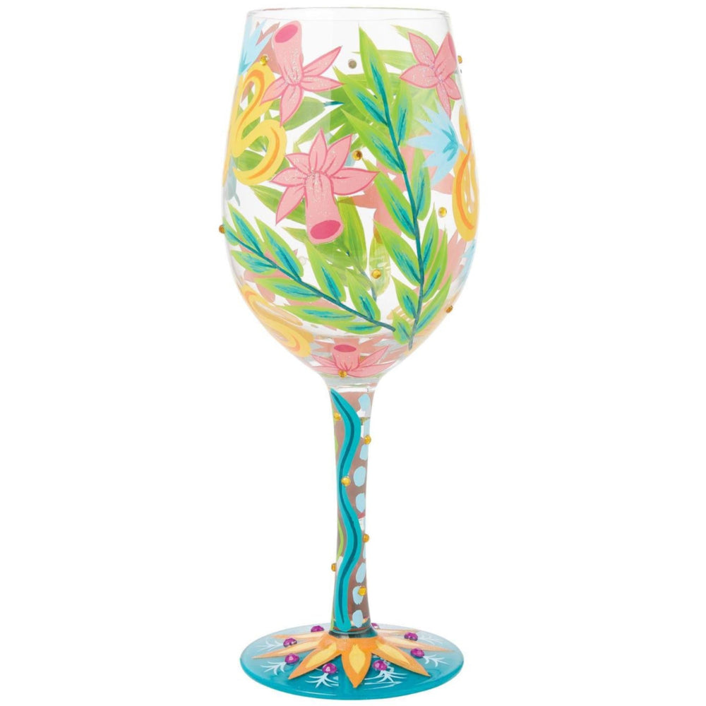 Lolita Hand-Painted Wine Glasses - 15 oz.